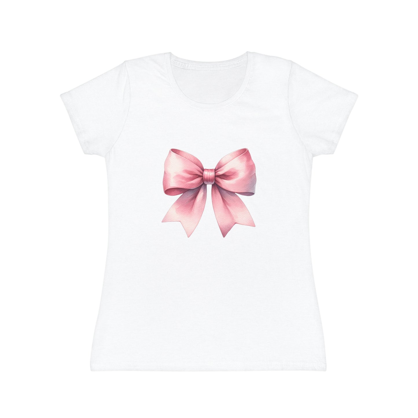 Pink Bow Women's Iconic Graphic T-Shirt